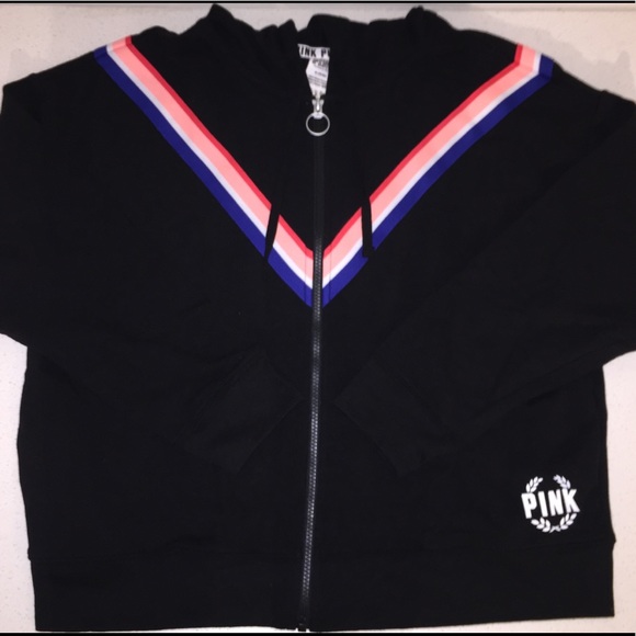 Victoria's Secret Pink Full Length ZipUp NTW - Picture 2 of 4